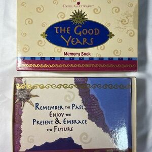 VTG Papel Giftware The Good Years Memory Book Photo Album NIB 4x6 Sun Motif RARE